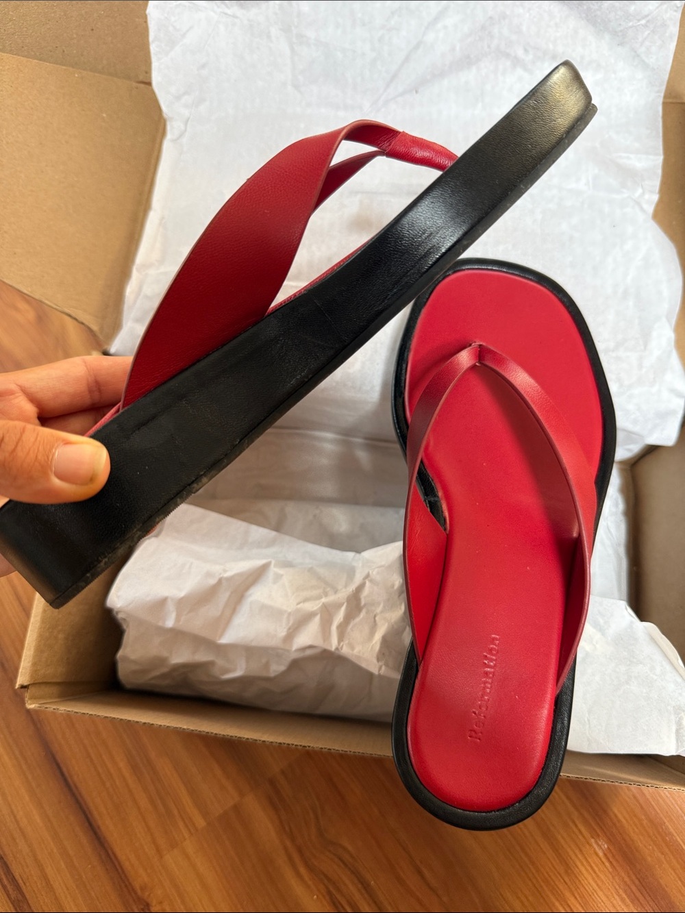 reformation eden platform sandal - Picture 2 of 4